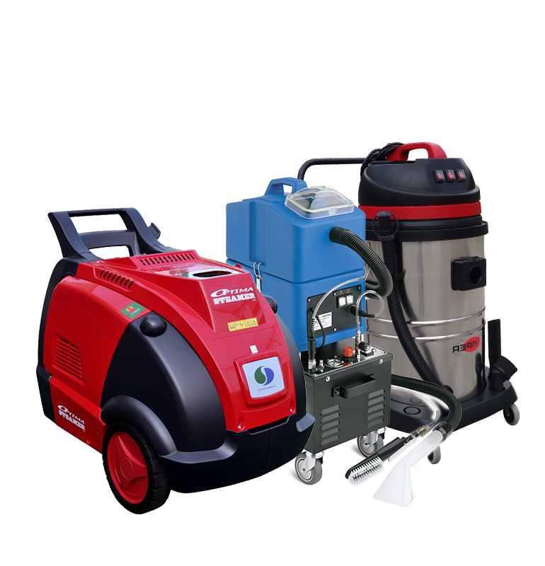 Steam on wheels España Portugal Steam cleaning