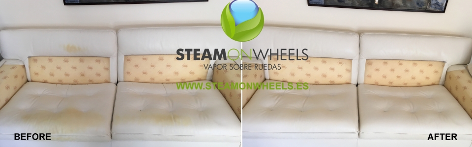 Leather Sofa Seat Cleaning Marbella Sotogrande Steam On Wheels